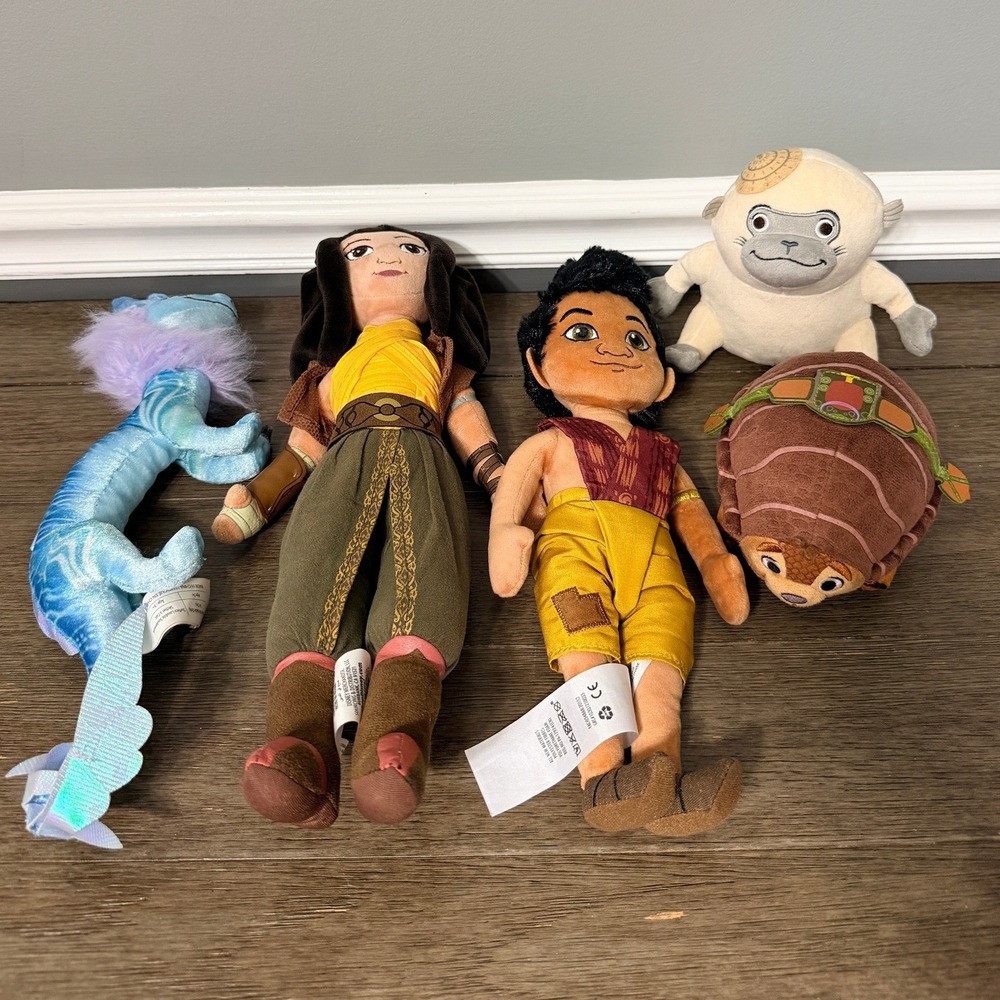 Disney Raya and the Last Dragon Plush Lot Sisu Tuk Tuk Boun Ongi Toys 5pc